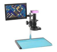 Componenti per microscopi da laboratorio 1080P 2K 51MP HDMI USB Elettronico Digitale Industriale 120X 180X 300X 500X C Mount Video Microscopio Della Macchina Fotografica for Il Telefono riparazione PC