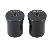 Componenti per microscopi da laboratorio 2 pz/set WF5X WF10X WF16X WF20X WF25X WF30X Accessorio Microscopio Biologico Diametro 23.2mm(WF20x-23.2mm)