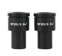 Componenti per microscopi da laboratorio 2 pz/set WF5X WF10X WF16X WF20X WF25X WF30X Accessorio Microscopio Biologico Diametro 23.2mm(WF30x-23.2mm)