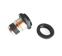 Componenti per microscopi da laboratorio CS-C C-RMS Adattatore Adattatore Objective Lens Adattatore RMS for C cs Filo c-mount for fotocamera industriale M25 x0.705mm(1pc ring and 10X len)