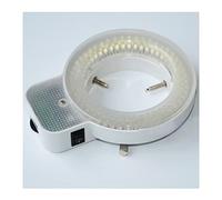 Componenti per microscopi da laboratorio Luce ad anello for microscopio Lampada con illuminatore ad anello a 144 LED con adattatore di alimentazione