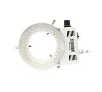 Componenti per microscopi da laboratorio Microscopio 56 LED Illuminatore a luce anulare Lampada 0-100% Lampada regolabile LED Circle Light for Trinocular Stereo Zoom Microscopio(White-417)