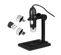 Componenti per microscopi da laboratorio Microscopio digitale 8 Le Ds 2Mp Microscopio elettronico con supporto for il sollevamento USB Zoom fotocamera(Schwarz)