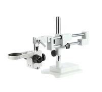 Componenti per microscopi da laboratorio Microscopio trinoculare focale simultaneo 3.5X-90X Supporto a doppio braccio 14MP Fotocamera 144pc Anello luminoso Saldatura Microscopio stereo Set(Set 5)