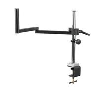 Componenti per microscopi da laboratorio Staffa di bloccaggio braccio articolato regolabile 50mm 76mm C Mount Supporto for obiettivo Videocamera Microscopio trinoculare Supporto for treppiede(25mm Rod