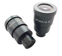 Componenti per microscopi da laboratorio Una coppia Super Widefield WF20X / 12. Oculare ad alto punto di vista (3 0mm) for il microscopio composto