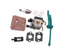 Componenti Per Motociclette Tagliaerba Carburatore Kit Per STIHL FS38 FS45 FS46 FS55 KM55 Decespugliatore Rasaerba Carburatore Aria Filtro Del Carburante Guarnizione Carb WEFOLCC(9PCS)