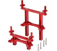Componenti Rc Compatibile Con Traxxas Per TRX4 Per Defender 1/10 RC Crawler Car Parte In Alluminio Anteriore E Posteriore Corpo Monta Colonna Guscio Post(Red)