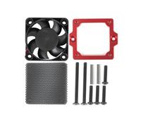 Componenti Rc Compatibile Con TRAXXAS Per Trx4 Per Trx6 1/10 RC Crawler Cars Parti Di Aggiornamento Accessori Di Ricambio Kit Ventola Di Raffreddamento ESC(Red)