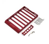 Componenti Rc Per FMS Per Desert Storm Per Arizona Red Per Rabbit Per Fire Per Horse 1/18 RC Remote Control Car Accessori In Metallo Portapacchi(Red)