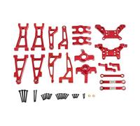 Componenti Ricambi Rc Per HBX 16889 16889A 16890 SG1601 SG1602 1/16 RC Parti Di Aggiornamento In Metallo Per Veicoli Telecomandati Del Set Fragili(Red)