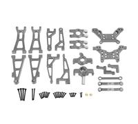 Componenti Ricambi Rc Per HBX 16889 16889A 16890 SG1601 SG1602 1/16 RC Parti Di Aggiornamento In Metallo Per Veicoli Telecomandati Del Set Fragili(Titanium)