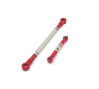 Componenti Ricambi Rc Per HuangBo For Toys ZP1001 ZP1002 ZP1003 ZP1004 1/10 Metallo Aggiornamento Refit Asse Anteriore Sterzo Collegamento RC Auto Ricambi Sostituzione Riparazione(Red)
