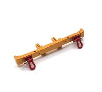 Componenti Ricambi Rc Per HuangBo For Toys ZP1001 ZP1002 ZP1003 ZP1004 1/10 Metallo Aggiornamento Refit Paraurti Posteriore RC Auto Ricambi Accessori Sostituzione(Yellow)