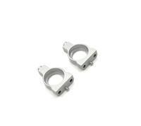 Componenti Ricambi Rc Per MINI-Q 1/28 2 Pezzi RC Car Parts Metallo Upgrade Cambio Anteriore Per Sedile Per Racing Drift Telecomando Accessori Sostituzione Riparazione(Silver)