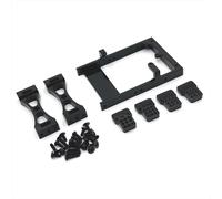 Componenti Ricambi Rc Per MN 1/12 Per WPL Per JJRC FY 1/16 RC Car Parts Trave Di Aggiornamento In Metallo Vano Servo Staffa Sospensione Set Accessori(Black)