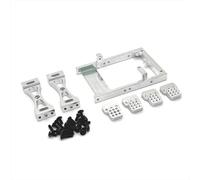 Componenti Ricambi Rc Per MN 1/12 Per WPL Per JJRC FY 1/16 RC Car Parts Trave Di Aggiornamento In Metallo Vano Servo Staffa Sospensione Set Accessori(Silver)