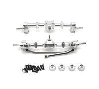Componenti Ricambi Rc Per MN Per MN168 1/12 Kit Assale Portale In Metallo Per Aggiornamento Anteriore E Posteriore Adattatore Da 12 Mm Accessori Per Auto RC Parti Ricambio Riparazione(Silver)