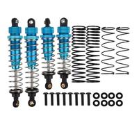 Componenti Ricambi Rc Per Tamiya DT-02 DF-02 DT-03 Per TT-02B 1/10 Kit Ammortizzatori Anteriori Posteriori In Alluminio RC Per Parti Aggiornamento Telaio Dellauto Per Buggy(Blue)