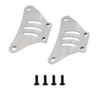 Componenti Ricambi Rc Per Tamiya Per TT-02 1/10 RC Car Telaio In Acciaio Inossidabile Protezione Anteriore Posteriore Piastra Antiscivolo Accessori Aggiornamento Sostituzione(A)
