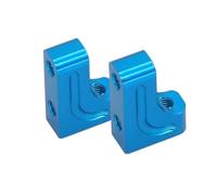 Componenti Ricambi Rc Per Tamiya Per TT02 XV01 TB03 Per TT-02 XV-01 TB-03 1/10 2 Pezzi Supporto Servo In Metallo Supporto Fissaggio Servo Adatto Per Parti Auto RC Accessori(Blue)