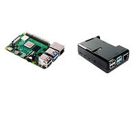 componenti sb Raspberry Pi 4 Modello B 1 GB ARM-Cortex-A72 4x 1,50 GHz, 1 GB di RAM, Raspberry Pi 4 Modello B con custodia protettiva (1 GB di RAM, custodia nera)