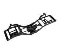 Componenti Telaio Rc Per Axial Per SCX10 Pro 1/10 In Metallo E Fibra Di Carbonio Per Telaio RC Crawler Car Upgrade Parte Telaio Modifica Accessori(Black)