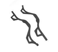 Componenti Telaio Rc Per Axial Per SCX10 Pro Comp 1/10 RC Crawler Car Parts Sinistra Destra Carbonio Per Telaio Rail Frame Mount Set