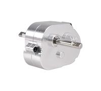 Componenti Telaio Rc Per MN Per MN82 LC79 Per MN78 Per MN168 MN99sV2RC 1/12 Car Wave Box Copertura cambio Aggiornamento Telaio cambio Assemblaggio scatola onde medie(Silver)