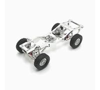 Componenti Telaio Rc Per MN82 LC79 per 1/12 RC Crawler Parti di aggiornamento in metallo Accessori Telaio in lega di alluminio per telaio RC Car(Silver)