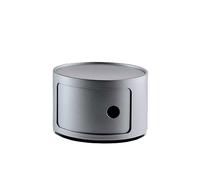Componibili Contenitore Elemento tondo ABS Silver 42 x 42 x 23 cm Basso