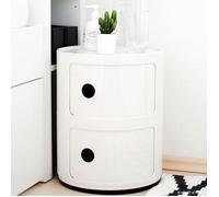 COMPONIBILI Kartell BIANCO LUCIDO 2 cassetti originale NUOVO