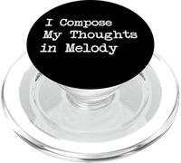 Comporre i miei pensieri in melodia Citazioni musicali divertenti PopSockets PopGrip per MagSafe