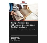 Comportement des réticulants avec ou sans finition ignifuge: Efficacité des réticulants avec ou sans finition ignifuge