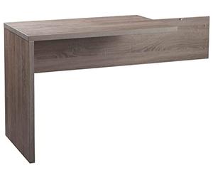 Composad | Allungo Angolare per Scrivanie B00GR9UKCG della Linea DISEGNO, Scrivania Ufficio, Prolunga, (LxAxP) 92x74,50x60 cm, Rovere Sonoma, Made in Italy