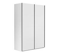 Composad | Armadio della Linea SYSTEMA, Armadio a 2 Ante Scorrevoli, Camera da Letto, Dimensioni (LxAxP) 200x223x67 cm, Colore Bianco Top Matt, Made in Italy