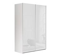 Composad | Armadio della Linea SYSTEMA, Armadio a 2 Ante Scorrevoli, Camera da Letto, (LxAxP) 150x223x67 cm, Bianco laccato, Made in Italy