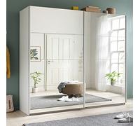 Composad | Armadio della Linea SYSTEMA, Armadio a 2 Ante Scorrevoli, Camera da Letto, (LxAxP) 250x223x67 cm, Bianco, Made in Italy