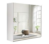 Composad | Armadio della Linea SYSTEMA, Armadio a 2 Ante Scorrevoli con Ante a Specchio, Camera da letto, (LxAxP) 250x223x67 cm, Colore Bianco, Made in Italy