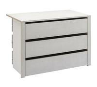 Composad | Cassettiera Interna per Armadi con 3 cassetti, Salvaspazio, Per Cabina Armadio e Camera da letto, (LxAxP) 72,3x69,3x50,9 cm, Colore Tessuto, Made in Italy