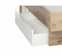 Composad | Cassettone per Letto della Linea MUNDI LT0360-LT0361-LT0778, Cassetto Contenitore, Cassettone, (LxAxP) 180x32x60 cm, Colore Bianco Laccato, Made in Italy