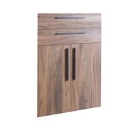 Composad | Coppia Ante + Cassetti per LB8055 LB8057 Rilega Noce Brera, Set con 2 ante e cassetti compatibile con librerie Rilega LB8055 e LB8057, ideale per aggiungere vani chiusi, Made in Italy