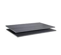 Composad | Coppia di 2 Ripiani per Armadio della Linea MIPIACE, Scaffali interni per Armadi, Ripiani interni Armadio, (LxAxP) 95,2x1,6x58,5 cm, Colore Grigio Cemento, Made in Italy