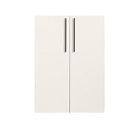 Composad | Coppia di Ante della Linea RILEGA per Librerie LB8055, LB8056, LB8057, (LxAxP) 73,7x101,2x3,6 cm, Grigio Chiaro, Made in Italy