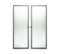 COMPOSAD | Coppia di Ante in Vetro della Linea RILEGA per Librerie LB8055, LB8056 e LB8057, (LxAxP) 73,7x101,2x2 cm, Made in Italy