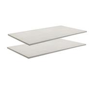 Composad | Coppia di Ripiani per Armadi AR8996/AR8998/AR9006 della Linea SYSTEMA, Ripiani Interni per Armadio, (LxAxP) 99x1,80x55,40 cm, Made in Italy