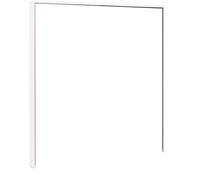Composad | Cornice per Armadi AR8996/AR8998/AR9006 della Linea Systema, Fascia per Armadio, Colore Bianco, Made in Italy