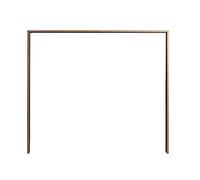 Composad | Cornice per Armadi AR9004/AR9007/ARAR8997 della Linea SYSTEMA, Fascia per Armadio, Colore Noce Brera, Made in Italy
