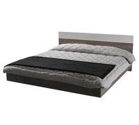 Composad | Letto King Size della Linea MOMENTI, Letto Elegante e Moderno, (LxAxP) 191x90x209 cm, Colore Rovere Sonoma e Bianco Laccato, Made in Italy