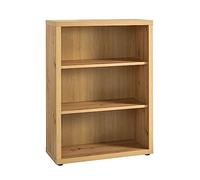 Composad | Libreria della Linea RILEGA con 3 Vani, Libreria Moderna per Soggiorno, Ufficio, Studio, (LxAxP) 82,1x111,2x35,5 cm, Rovere Mielato, Made in Italy